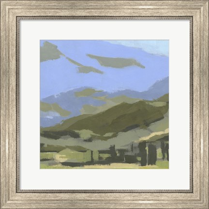 Framed Blue Ridge Foothills II Print