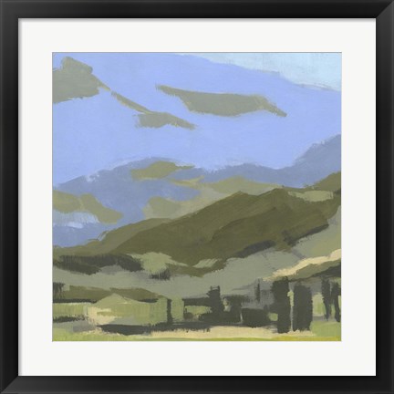 Framed Blue Ridge Foothills II Print