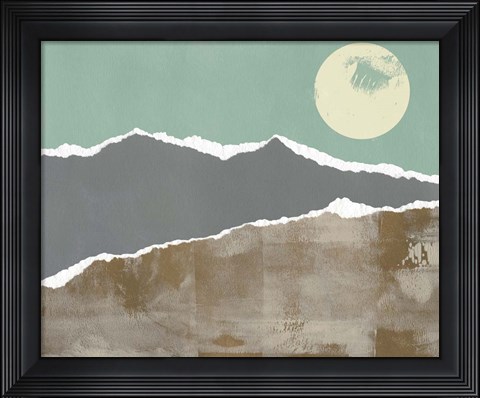 Framed Nevada Nocturn I Print