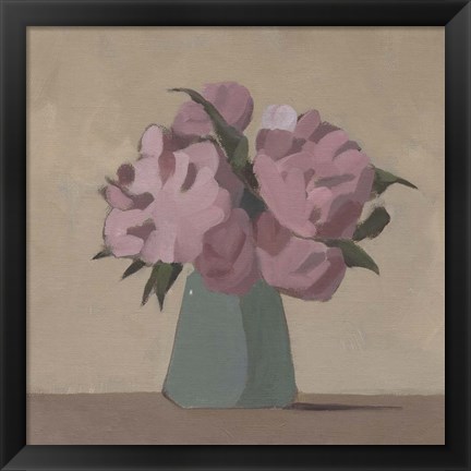 Framed Spring Vase III Print