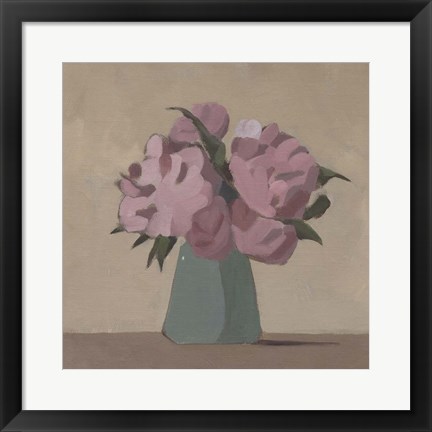 Framed Spring Vase III Print