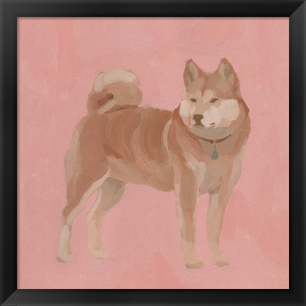 Framed Shiba Inu I Print