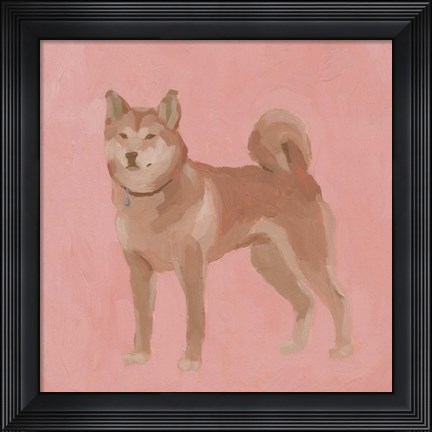 Framed Shiba Inu II Print
