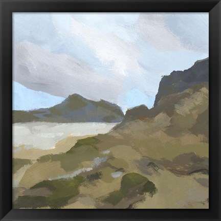 Framed Mossy Cove I Print