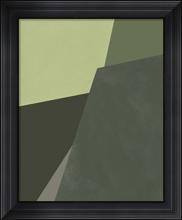 Framed Sage Prism I Print