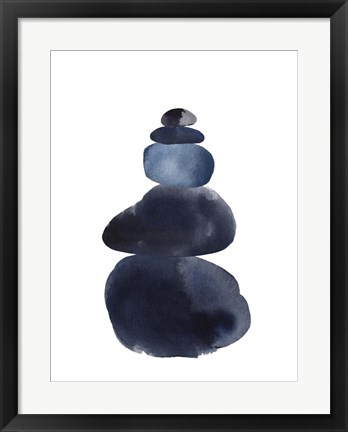 Framed Camp Cairn IV Print