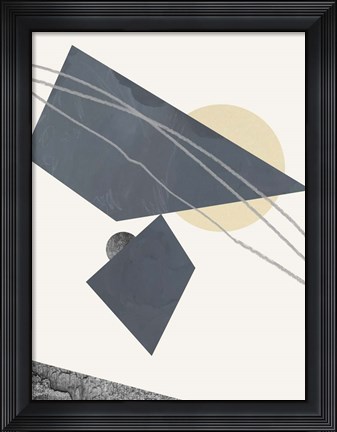 Framed Diamond Slate III Print