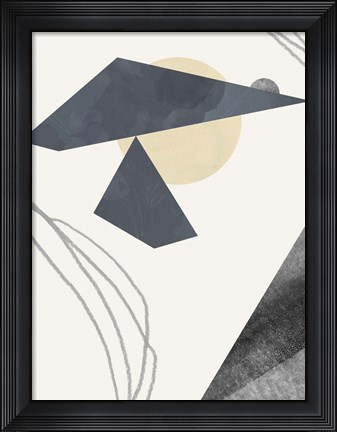 Framed Diamond Slate IV Print