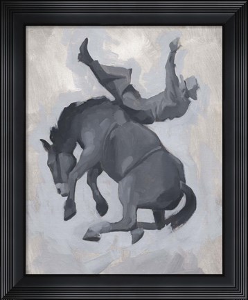 Framed Getting Pitched II Print