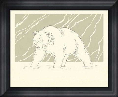 Framed River Walk II Print
