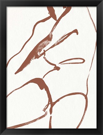 Framed Curves II Print