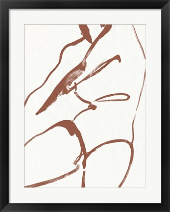 Framed Curves II Print