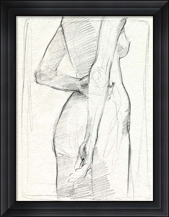 Framed Demure I Print