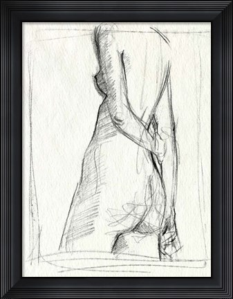 Framed Demure II Print