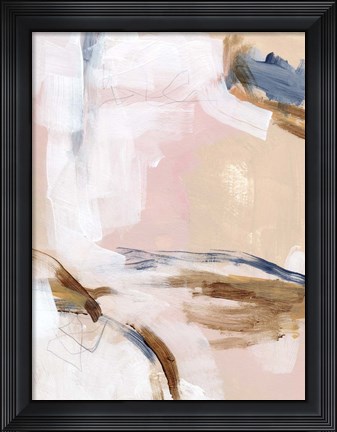 Framed Salt Flat Tracks I Print