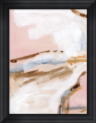 Framed Salt Flat Tracks II Print