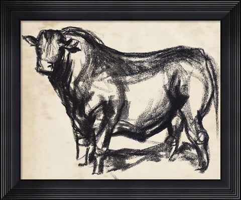 Framed Black Angus II Print