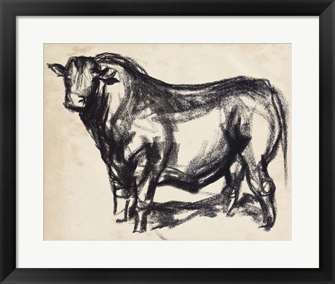 Framed Black Angus II Print