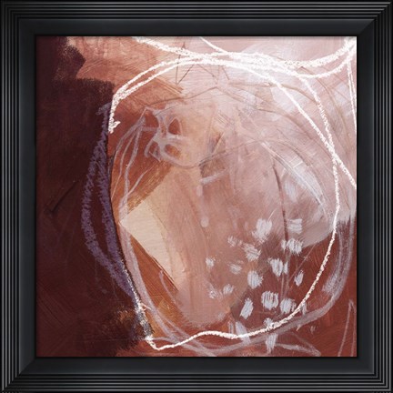 Framed Earthen Orbs I Print