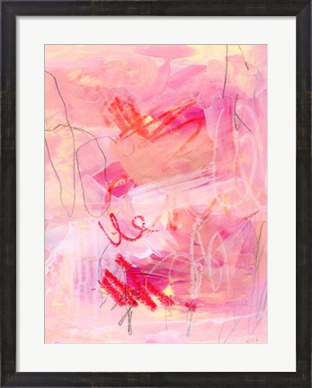 Framed Chroma Pink II Print