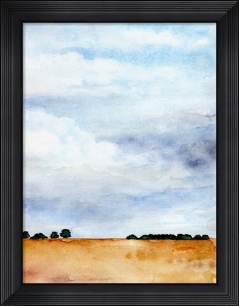 Framed Midwest Sky I Print