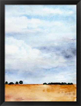 Framed Midwest Sky I Print