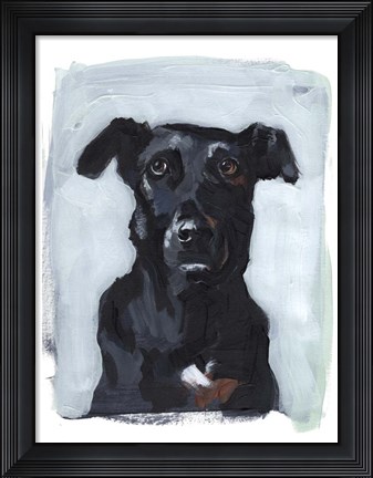 Framed Bestie Portrait I Print