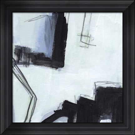 Framed Fractal Sky I Print