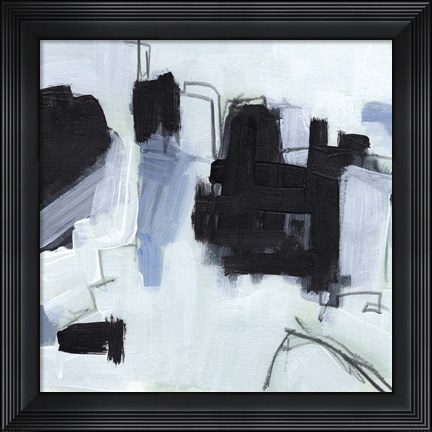 Framed Fractal Sky IV Print