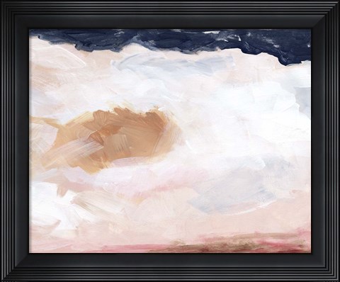 Framed Dusk Clouds I Print