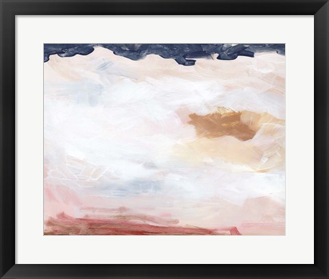 Framed Dusk Clouds II Print