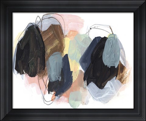 Framed Boulders I Print