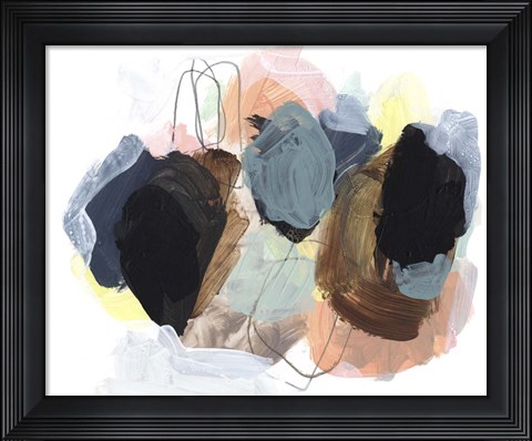 Framed Boulders II Print