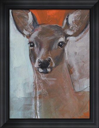 Framed Doe Eyes II Print