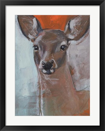 Framed Doe Eyes II Print