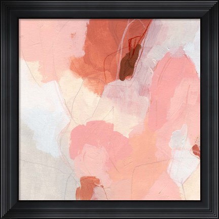 Framed Terracotta Cloud I Print
