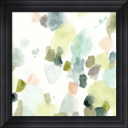 Framed River Stone Palette II Print