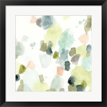 Framed River Stone Palette II Print