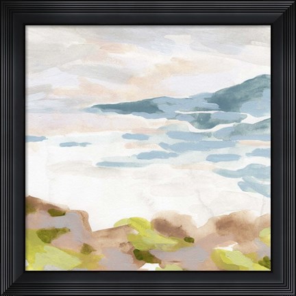Framed Pastel Shoreline II Print