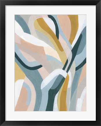 Framed Pastel Puzzle I Print