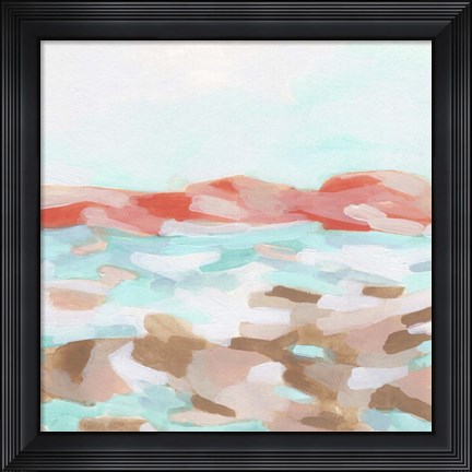 Framed Coral Coast I Print