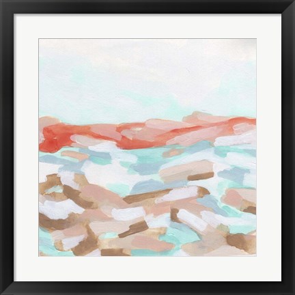 Framed Coral Coast II Print