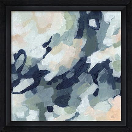 Framed Dappled Abstract II Print