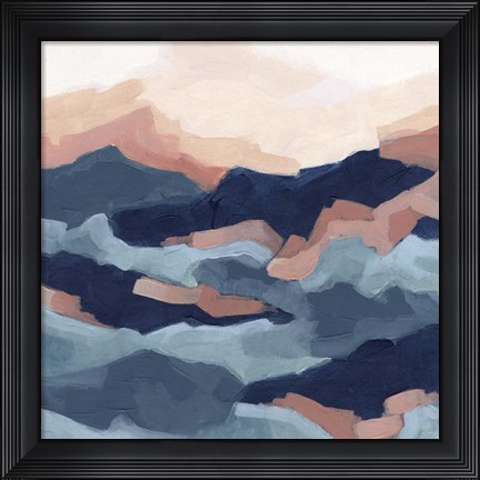 Framed Bluescape II Print