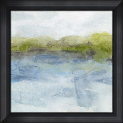 Framed Watermark Shoreline II Print