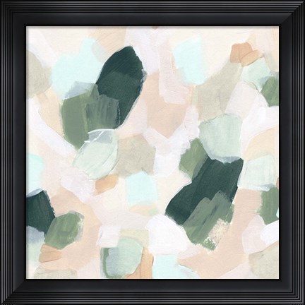 Framed Pastel Facets II Print