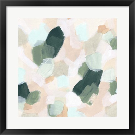 Framed Pastel Facets II Print