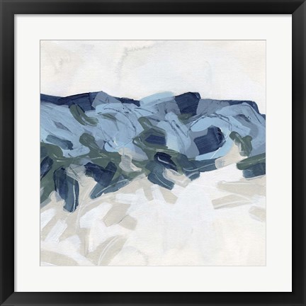 Framed Mountain Strata I Print