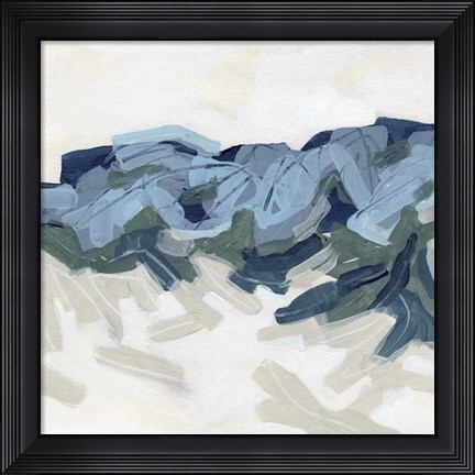 Framed Mountain Strata II Print