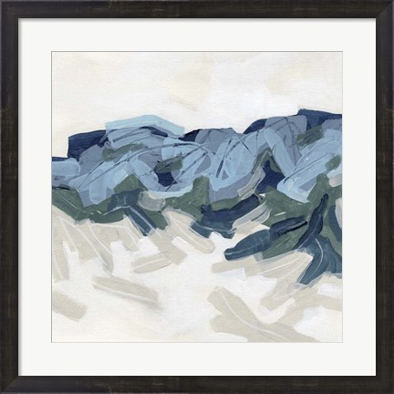 Framed Mountain Strata II Print